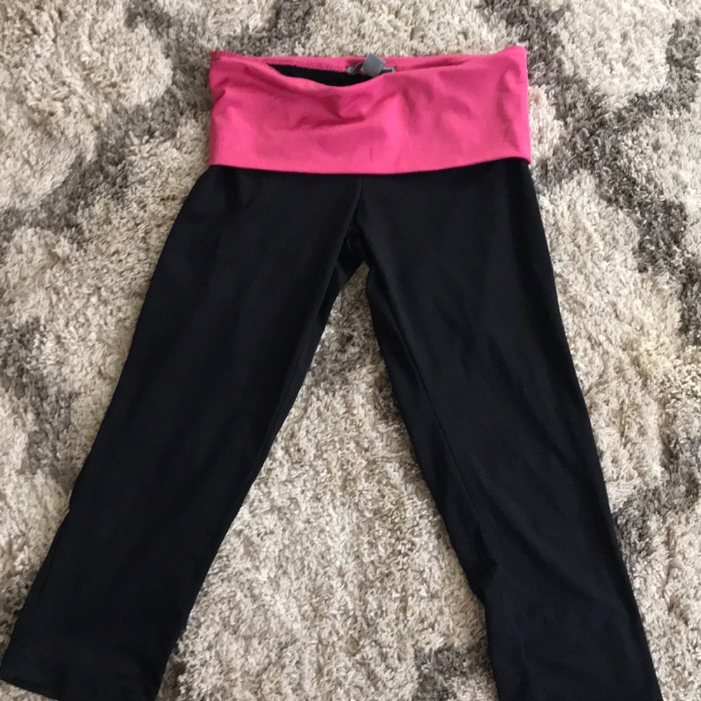 Forever 21 fold over workout leggings